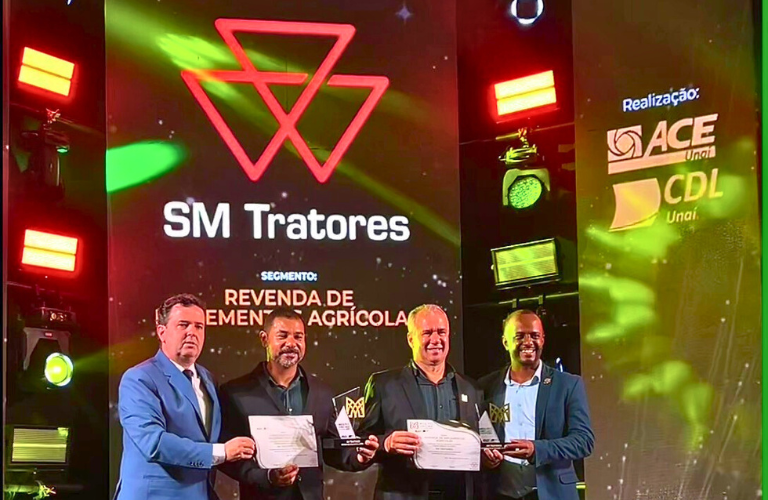 SM Tratores escolhida como a melhor concessionária de máquinas agrícolas